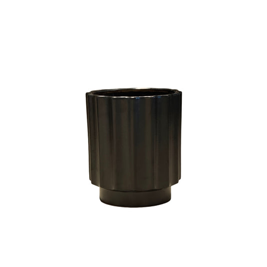 Ceramic pot - 3162 BLACK