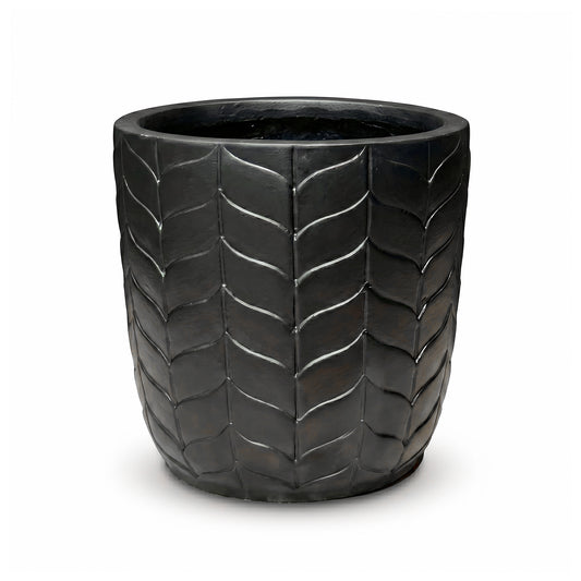 Jet-black Ceramic Pot & Planter