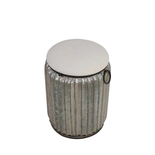 Metal Quinby Storage Stool