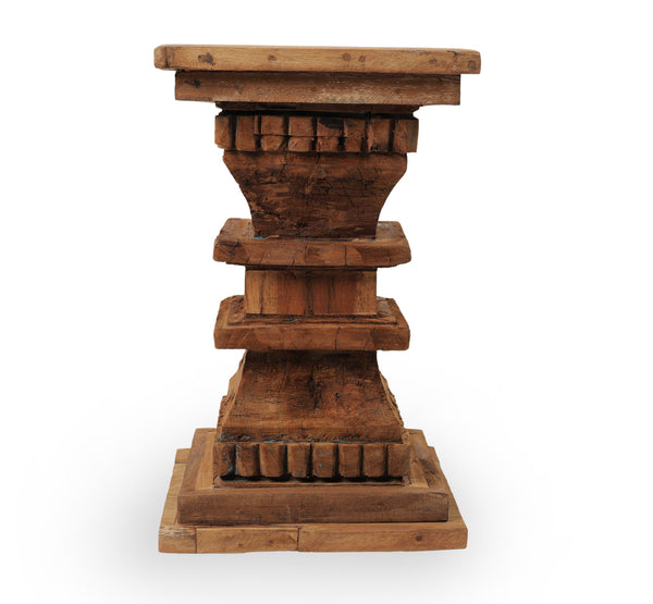 Plain Pillar Base Stool