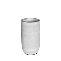 Gray Cylindrical Fiber Composite Planters
