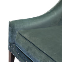 Classic Emerald Velvet Lounge Set