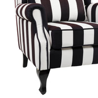 Mont Black & White Wooden Chair Set