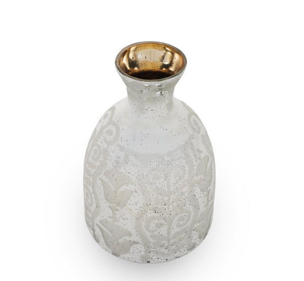 30.5 x 30.5 x 45.5cm  white oval vase