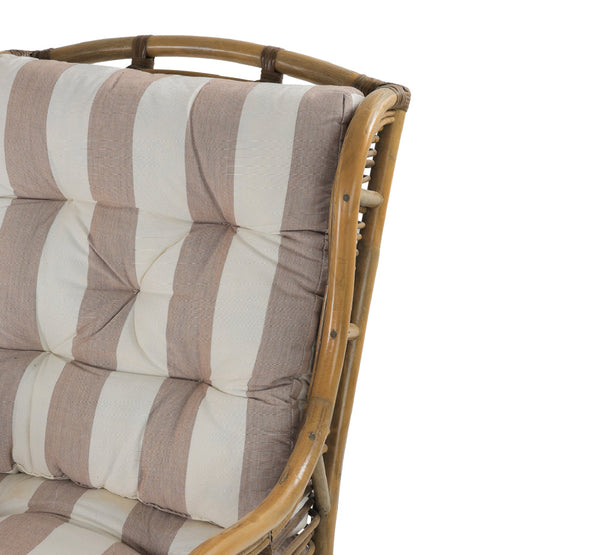 S/2 Wing Chair and Stool Chair:24X33X37