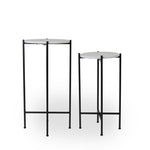 34.92 X 34.92 X 71.12cm  S-2 Side Tables-Plant Stand L:14x14x28 S:11.75x11.75x23.75