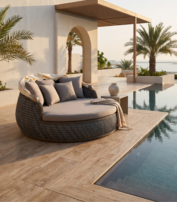 Vivante Sunbed with Canopy