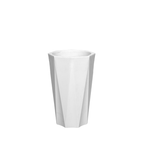 white Polygon Flower Cylindrical Plastic