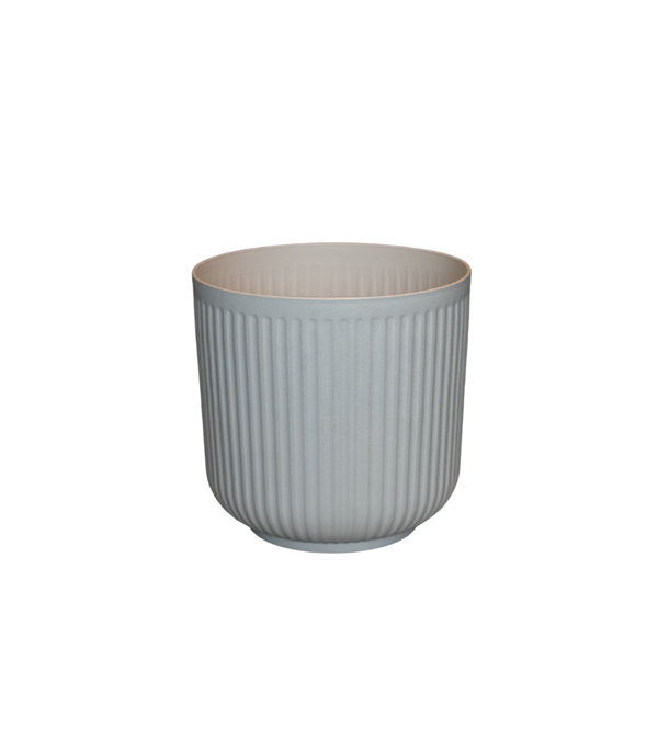 white Round Flowerpot