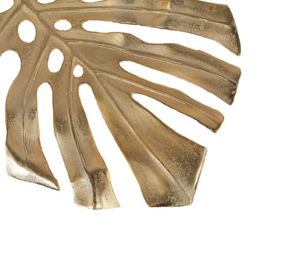Alu Wall Leaf Hanging Bowl,Small