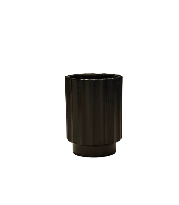 Ceramic pot - 3162 BLACK