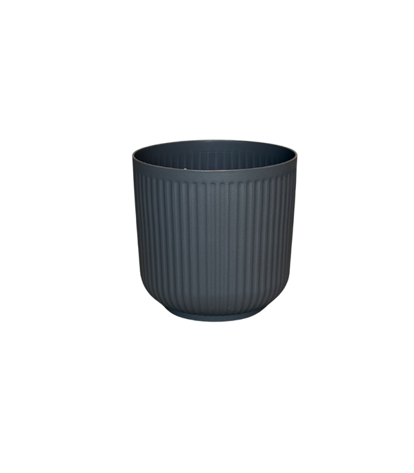 Gray Round Flowerpot