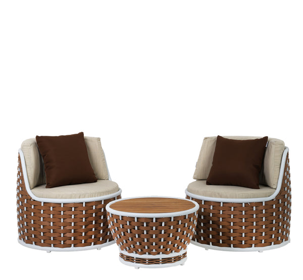 Modern brown sofa set