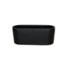 Black Elliptic Flower Pot