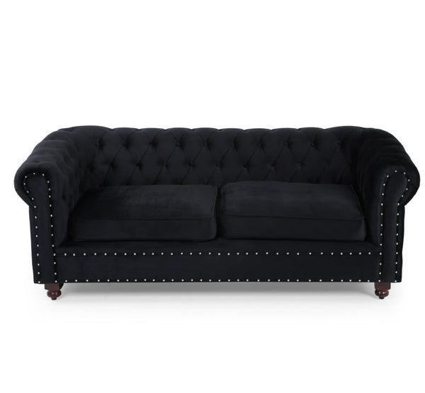 2-full black Seat Sofa