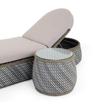 Chaise Curved Woven Lounger Set