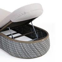 Chaise Curved Woven Lounger Set