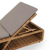 Bali Wicker Reclining Sunbed Set