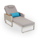 Beige Sun Lounger