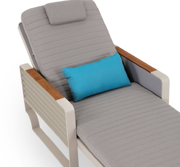 Beige Sun Lounger