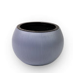 Round  Plastic Pots in sliver color. احواض بلاستيكيه دائريه   بالون السكني