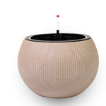 Round  ceramic pots in Beige color. احواض السيراميك الدائريه   بالون البيج