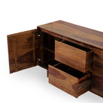 90 X 45 X 76cm  3 Door Cabinet