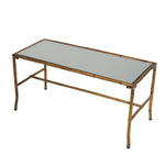 91.5 X 40.5 X 42.5cm  Antique Gold Coffee Table