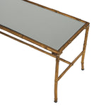 91.5 X 40.5 X 42.5cm  Antique Gold Coffee Table