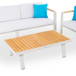 White  outdoor  sofa set