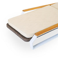 Riviera Teak wood & Aluminum Sun-lounger Set