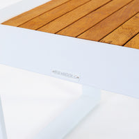 Riviera Teak wood & Aluminum Sun-lounger Set