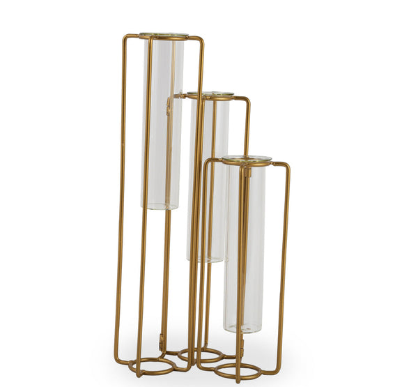 21.5 X 7 X 38.8cm  PEDESTAL BEAKER VASE,OVERSIZED
