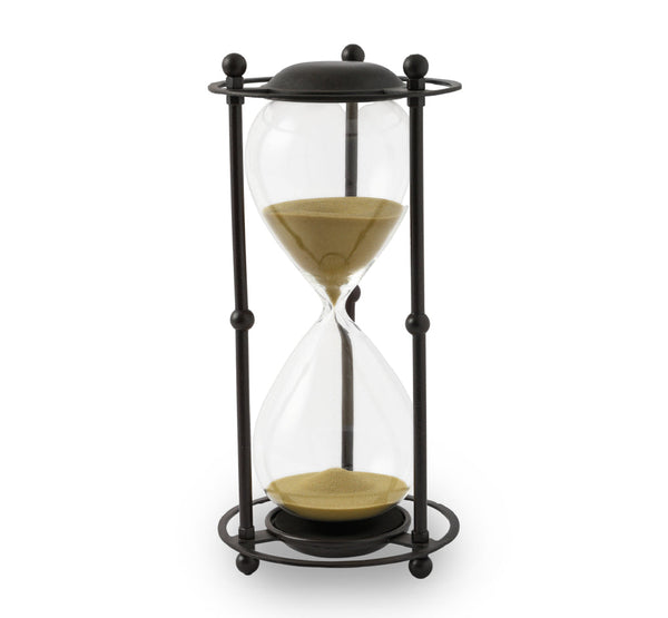 15.8 X 15.8 X 33cm  Hour Glass In Stand (Approx.1 Hour)