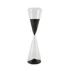 10.8 X 10.8 X 39cm  Triangular Shape Hourglass,90 Minutes,Black Sand