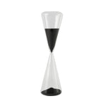 10.8 X 10.8 X 39cm  Triangular Shape Hourglass,90 Minutes,Black Sand
