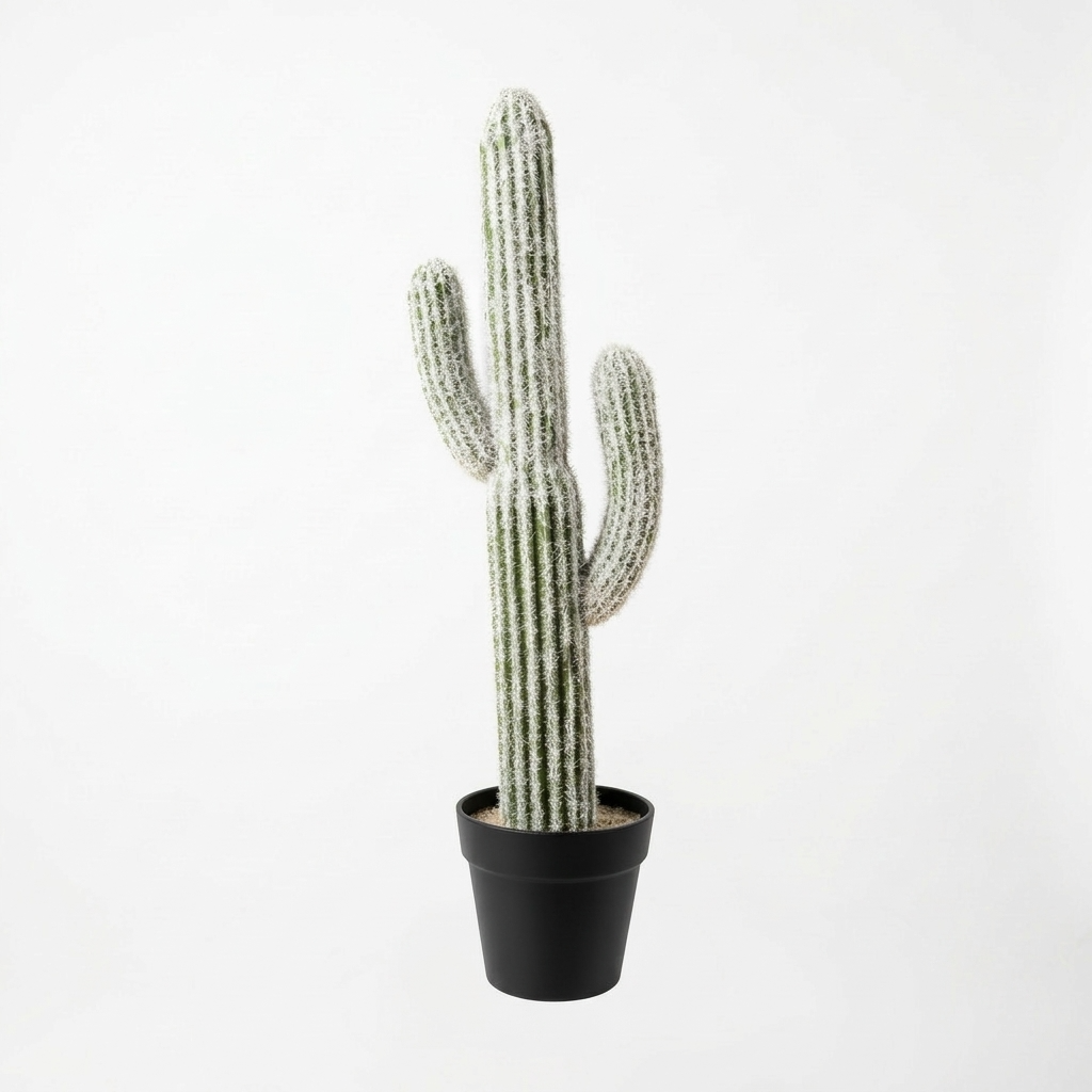 POTTED FAUX SAGUARO CACTUS