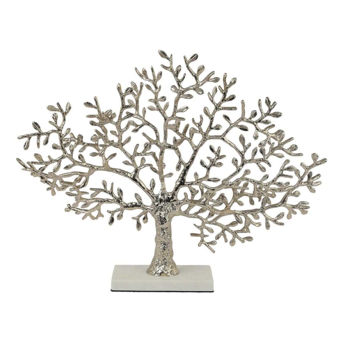 Arboris Silver Metal Tree Sculpture