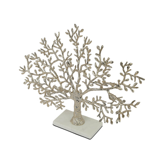 Arboris Silver Metal Tree Sculpture