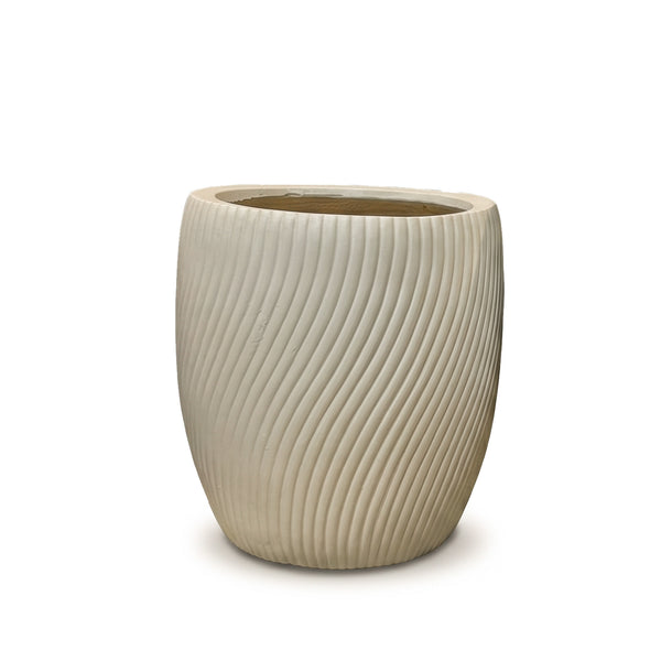 Wave beige Ceramic Set Pot & Planter