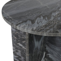 Black Marble Side Table