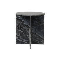 Black Marble Side Table