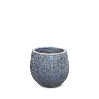Volos Blue Angkor Glazed Ceramic Pots