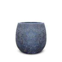 Volos Blue Angkor Glazed Ceramic Pots