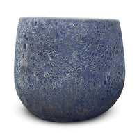 Volos Blue Angkor Glazed Ceramic Pots