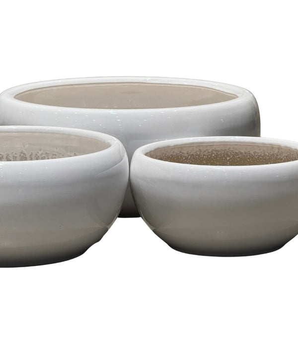 Ceramic pot - G415 WHITE