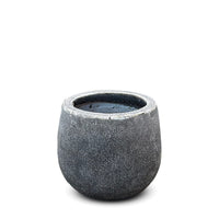 Volos Charcoal Angkor Glazed Ceramic Pots