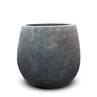 Volos Charcoal Angkor Glazed Ceramic Pots