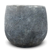 Volos Charcoal Angkor Glazed Ceramic Pots