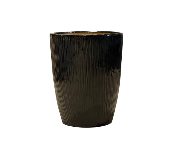 Ceramic pot - G2023 BLACK